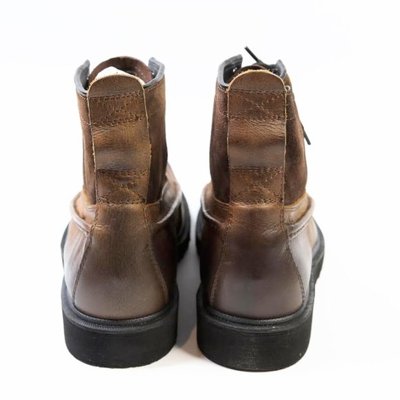 FRYE Mens Montana Moc Brown Leather Boots NEW wBox - Picture 5 of 8